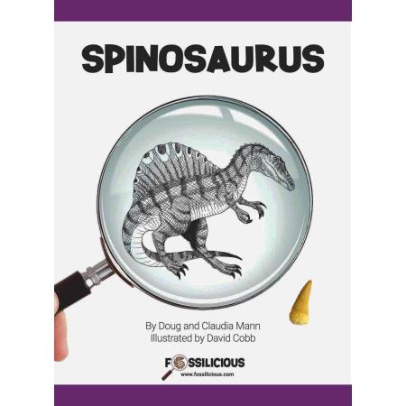 Spinosaurus Childrens' Book With Real Fossil Spinosaurus Tooth