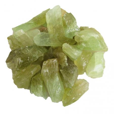 Green Calcite Crystals Classroom pack 20 Pieces