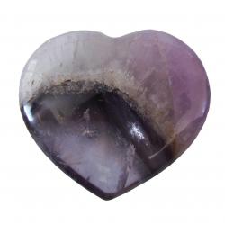 Amethyst Crystal Hearts 1 5/8 inches