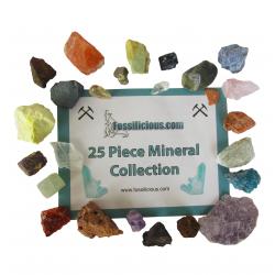 25 piece mineral collection